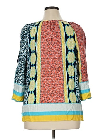 Crown & Ivy 3/4 Sleeve Blouse (view 2)