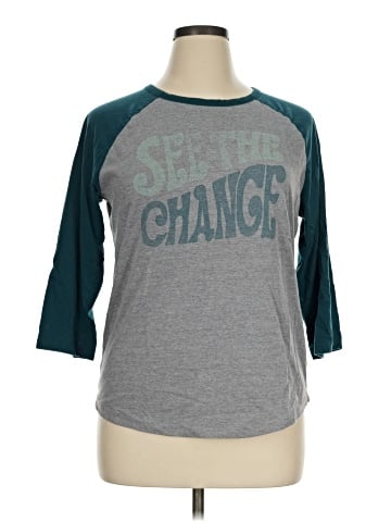 Sonoma Goods for Life 3/4 Sleeve T-Shirt (view 1)