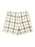 Maje Plaid Ivory Shorts Size EU (FR) 38 / US 6 - photo 2