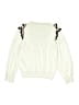 Hatley 100% Cotton Ivory Pullover Sweater Size 7 - photo 2