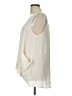 Bebe 100% Polyester Ivory Sleeveless Blouse Size L - photo 5