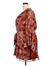 City Chic Paisley Brown Casual Dress Size 20 Plus (L) - photo 5