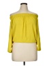 oasis 100% Polyester Yellow 3/4 Sleeve Blouse Size 14 - photo 1