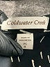 Coldwater Creek 100% Polyester Animal Print Black 3/4 Sleeve Blouse Size 8 - photo 7