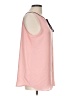 Ann Taylor LOFT Outlet 100% Polyester Pink Sleeveless Blouse Size L - photo 4