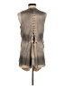 Vocal 100% Polyester Gray Sleeveless Blouse Size S - photo 2