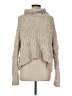 Pol 100% Polyester Tan Turtleneck Sweater Size M - photo 1