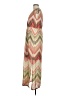 Chico's 100% Polyester Chevron-herringbone Tan Casual Dress Size Med (1) - photo 5