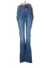 Express Hearts Blue Jeans Size 8R - photo 1