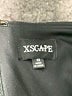 Xscape 100% Polyester Floral Black Cocktail Dress Size 10 - photo 4