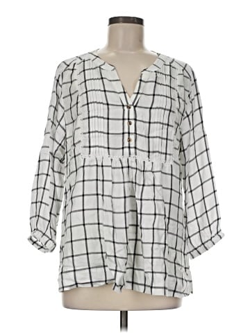 Wrangler Jeans Co 3/4 Sleeve Blouse (view 1)