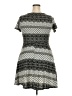 Rhapsody Print Gray Casual Dress Size 2X - photo 2