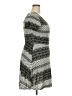 Rhapsody Print Gray Casual Dress Size 2X - photo 4