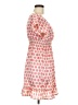 Wish 100% Polyester Hearts Pink Casual Dress Size M - photo 4