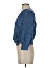 Madewell Blue Long Sleeve Blouse Size M - photo 5