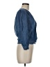 Madewell Blue Long Sleeve Blouse Size M - photo 4