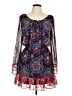 Charlotte Russe 100% Polyester Paisley Blue Casual Dress Size L - photo 1