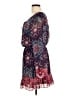 Charlotte Russe 100% Polyester Paisley Blue Casual Dress Size L - photo 5