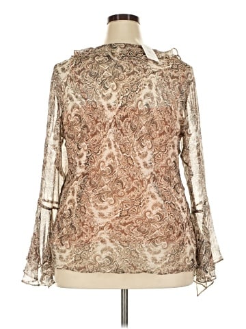 Ashley Stewart Long Sleeve Blouse (view 2)