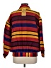 Fuda 100% Silk Stripes Red Windbreaker Size M - photo 2