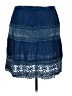Studio West 100% Rayon Blue Casual Skirt Size XL - photo 2