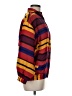 Fuda 100% Silk Stripes Red Windbreaker Size M - photo 4