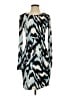 Jennifer Lopez Print Blue Casual Dress Size S - photo 1