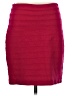 Express Design Studio Solid Burgundy Formal Skirt Size 6 - photo 1