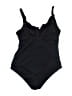 Jantzen Solid Black One Piece Swimsuit Size 14 - photo 2