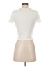 Glamorous Ivory Short Sleeve Top Size S - photo 2