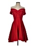 Xscape Solid Red Cocktail Dress Size 2 - photo 1