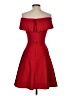 Xscape Solid Red Cocktail Dress Size 2 - photo 2