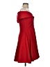 Xscape Solid Red Cocktail Dress Size 2 - photo 4