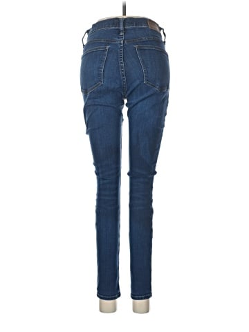 Madewell 9" Mid-Rise Skinny Jeans in Larkspur Wash: TENCEL&trade; Denim Edition (view 2)