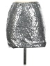 Guanyy Metallic Silver Formal Skirt Size S - photo 1