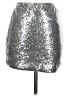 Guanyy Metallic Silver Formal Skirt Size S - photo 2