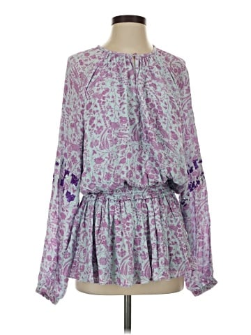 Hemant & Nandita Long Sleeve Blouse (view 1)