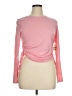 Open Edit Pink Long Sleeve Top Size XL - photo 1