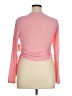 Open Edit Pink Long Sleeve Top Size XL - photo 2