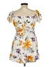 Speechless Yellow Short Sleeve Top Size L - photo 2