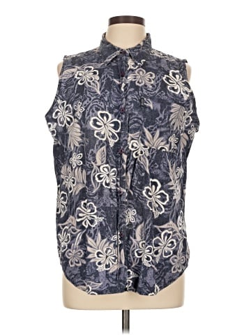 Blassport Sleeveless Button-Down Shirt (view 1)