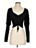 Aqua Black Pullover Sweater Size S - photo 1