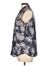 Blassport Paisley Blue Sleeveless Button-Down Shirt Size L - photo 5