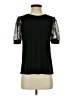 CeCe Black Short Sleeve Top Size S - photo 1