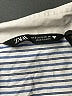 Zara Stripes Blue Long Sleeve Button-Down Shirt Size S - photo 7