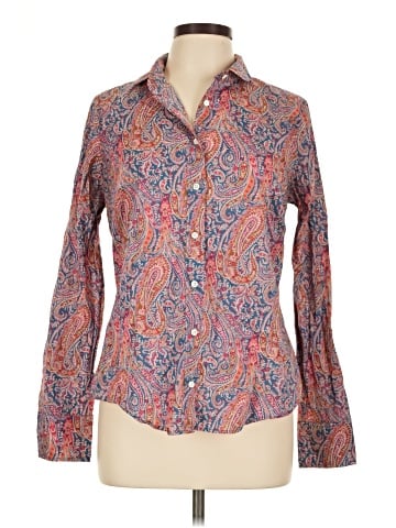 Liberty Art Fabrics for J.Crew Long Sleeve Button-Down Shirt (view 1)