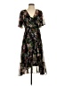 Calvin Klein 100% Polyester Floral Black Cocktail Dress Size 2 - photo 1