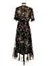 Calvin Klein 100% Polyester Floral Black Cocktail Dress Size 2 - photo 2