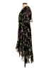 Calvin Klein 100% Polyester Floral Black Cocktail Dress Size 2 - photo 5