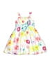 Youngland 100% Polyester Floral White Dress Size 4 - photo 2